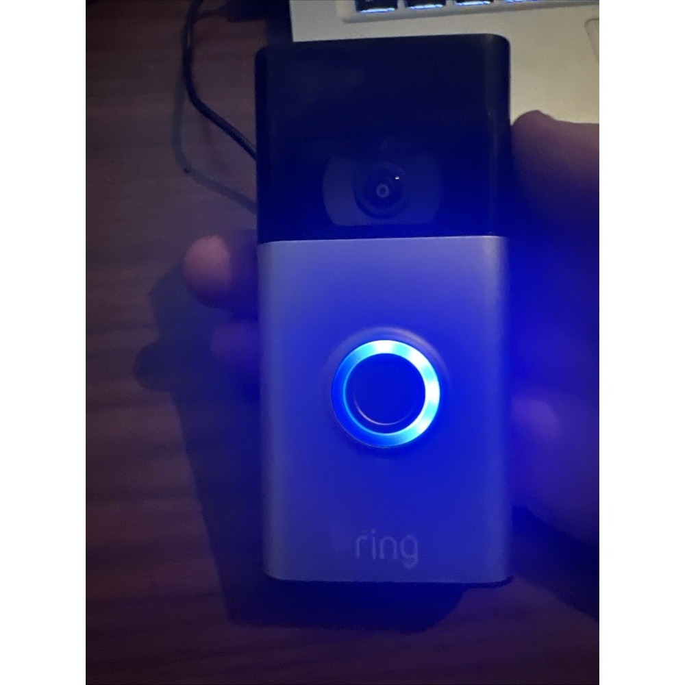 RING VIDEO DOORBELL 2ND GEN 2021 With Charging Cord Tested Working! - Picture 9 of 9